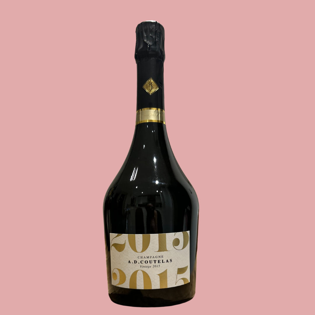 vintage champagne bottle