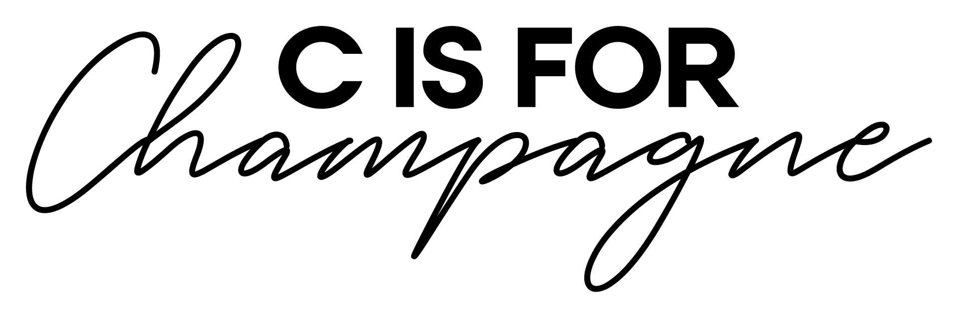 C is for Champagne logo